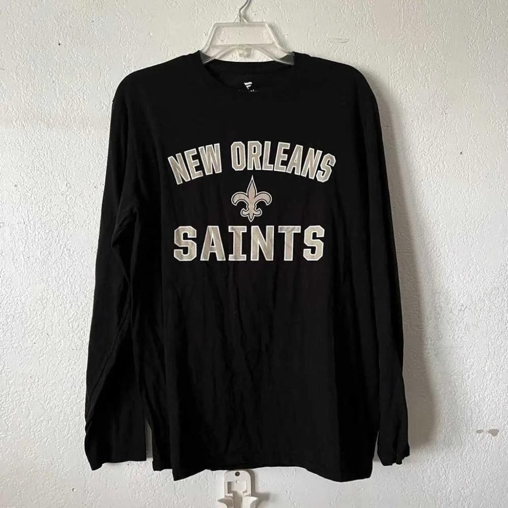 NFL New Orleans Saints Fanatics Sz L Long Sleeve T Shirt